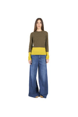 Bicolor Cashmere Sweater