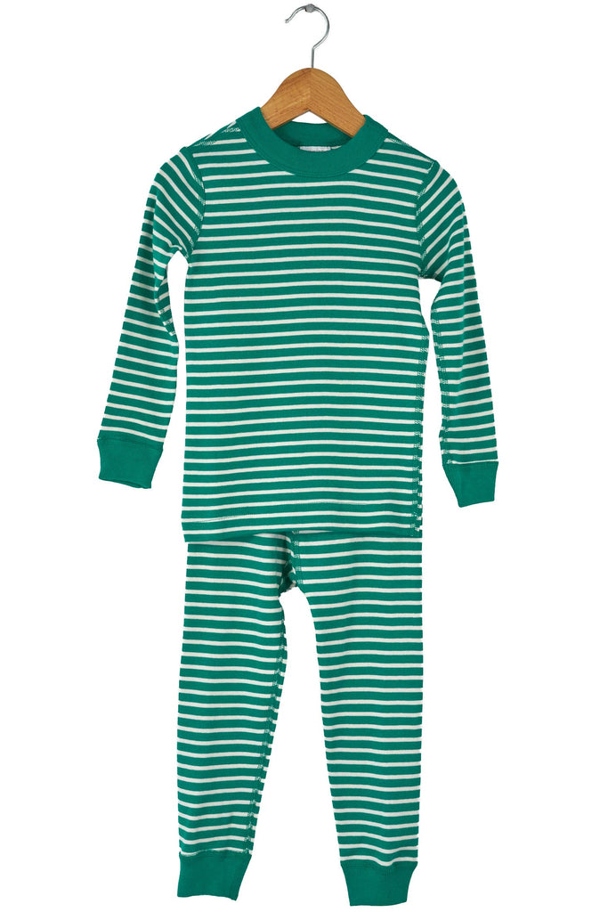 Stripe Long John PJ Set