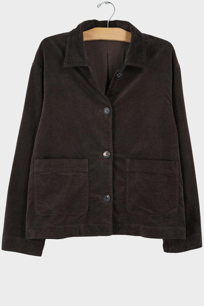 Velvet Pocket Jacket