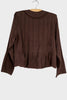 Aga Silk Pleat Top