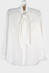 Dobby Bow Tie Top