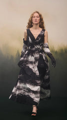 SL Crossed Cloud Gown