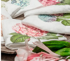 Hydrangea Cocktail Napkins