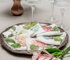Hydrangea Cocktail Napkins