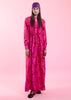 Tuxedo Flower Silk Dress