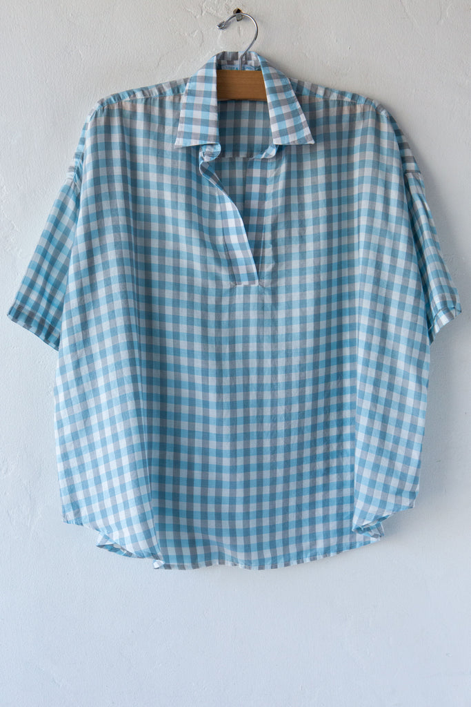 Check Boxy S/S Top