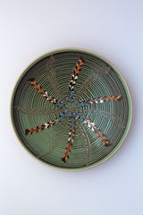 Peacock Stripe Plate