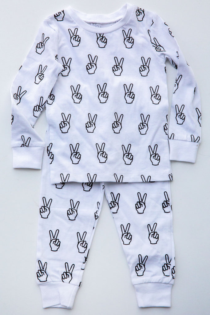 Eight Thousand Miles Peace Pajama Set